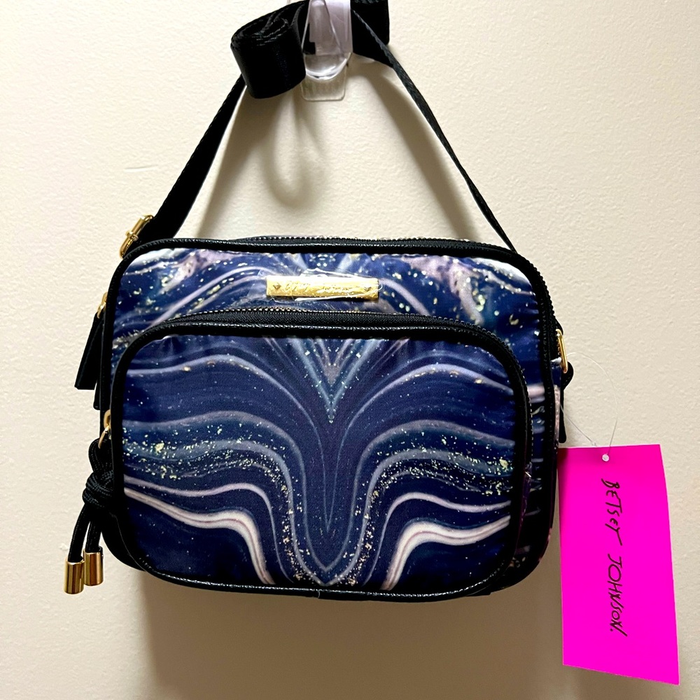 Betsy Johnson crossbody galaxy bag!